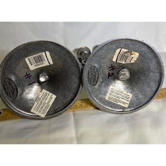 Candle CANDELABRA, Pewter 1996 Forevermore Kimberly Carson, 2 both for 1 price - Picture 6 of 11